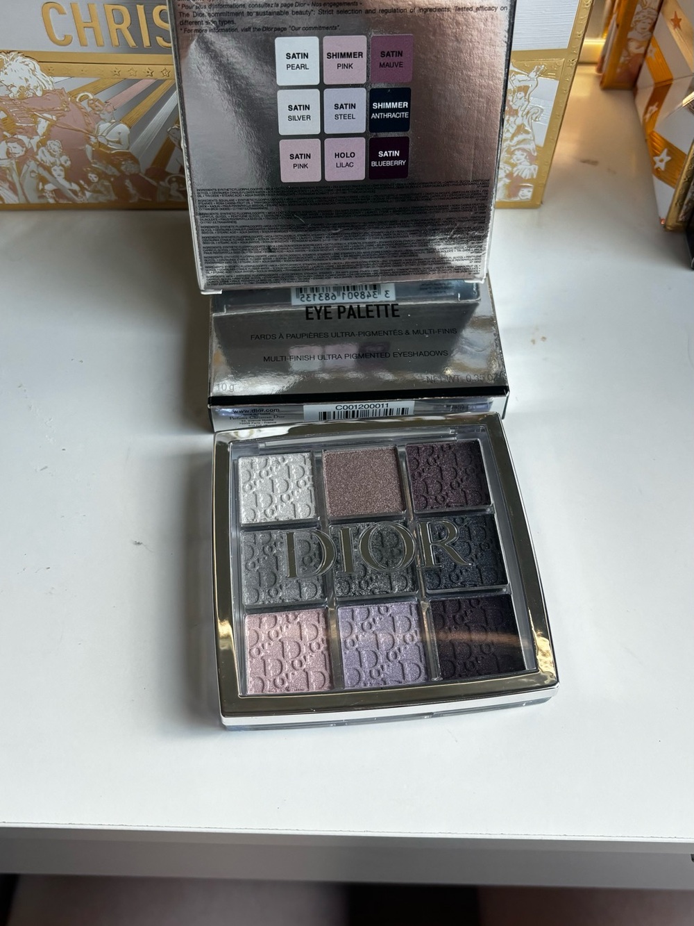 Dior Backstage Eyeshadow Palette Silver Essentials